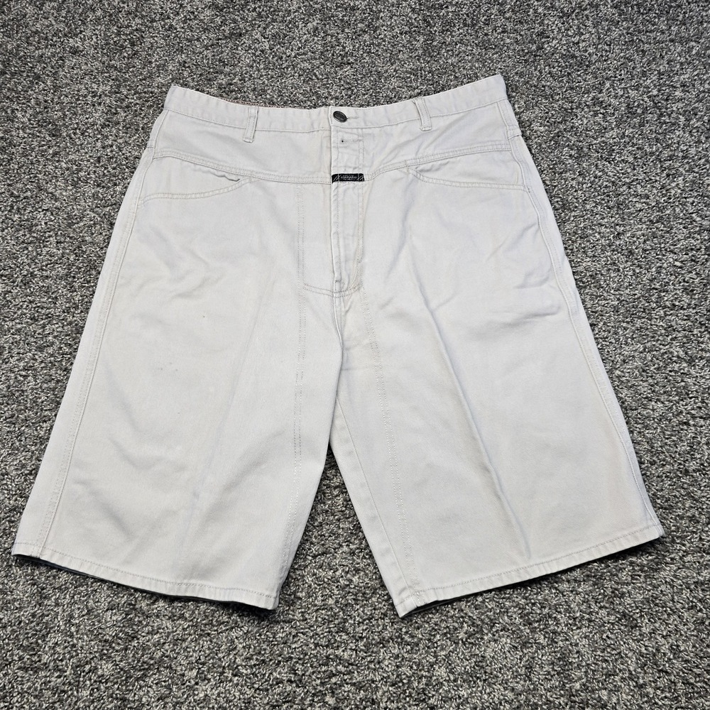 Marithe Francois Girbaud Shorts Sz 38x12 Jorts  Denim Hip Hop Y2K 90s Baggy VTG
